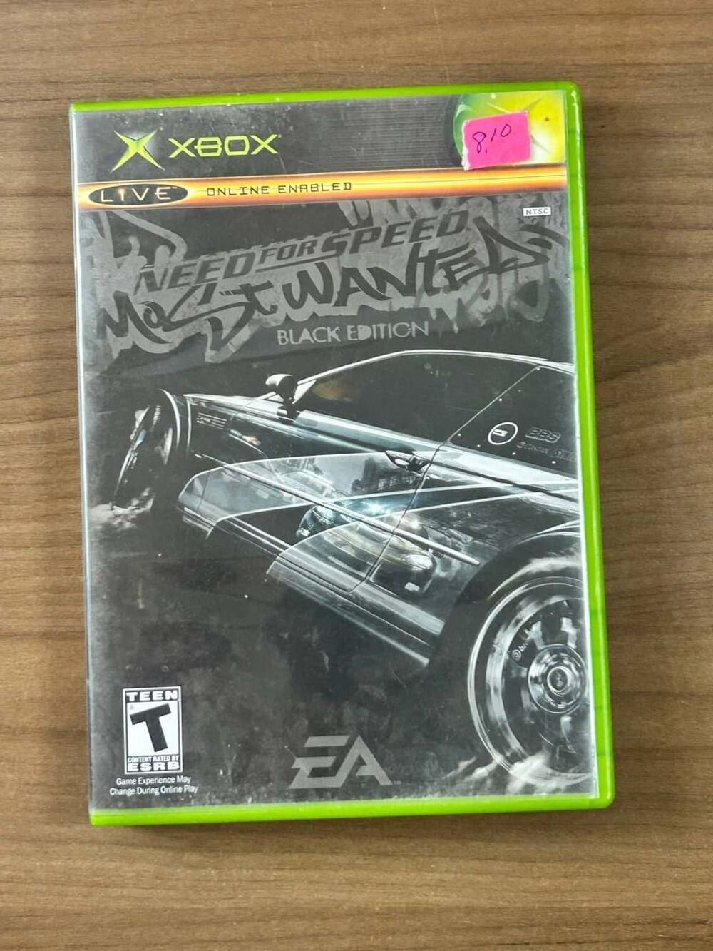 Need for Speed Most Wanted Black Edition Xbox 2005 Case Manual No Bonus DVD